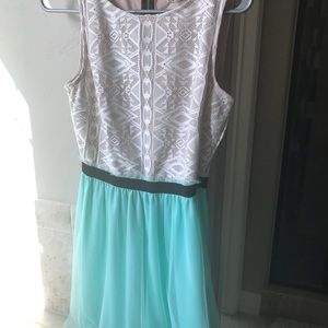 Teal & Cream Dress💎